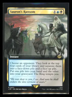 Sauron's Ransom R 0371 Regular (Extended Art) The Lord of the Rings MTG - Image 1