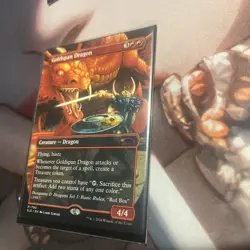 Goldspan Dragon Secret Lair Drop Regular NM mtg - Image 1