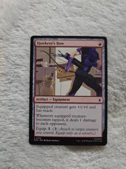 Hawkeye's Bow 132 Common Marvel Super Heroes Magic: The Gathering Near Mint - Image 1