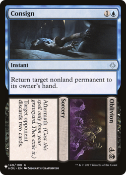 Consign // Oblivion - HOU-149 - PLST - Near Mint - MTG - Image 1