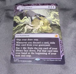 Necropotence Wilds of Eldraine: Enchanting Tales NM MTG Non-Foil - Image 2