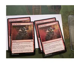 Magic: The Gathering Grab the Prize DSK Sorcery Lot of 4 Cards Red - Image 1
