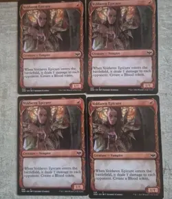 MTG Voldaren Epicure x4 Playset Showcase Innistrad: Crimson Vow NM/M Pack Fresh - Image 1
