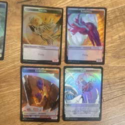 Magic The Gathering Secrets of Strixhaven Foil Token & Land Lot Full Set - Image 5