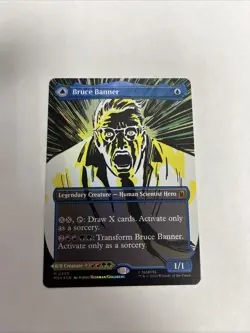 Bruce Banner Borderless Foil Card #0390 MTG LP - Image 1