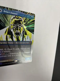 Bruce Banner Borderless Foil Card #0390 MTG LP - Image 2