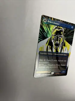 Bruce Banner Borderless Foil Card #0390 MTG LP - Image 5