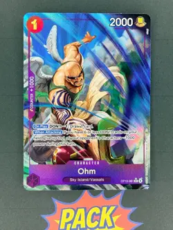 Ohm (AA) Rare Alt Art OP15-061 Adventure on Kami's Island One Piece English - Image 1
