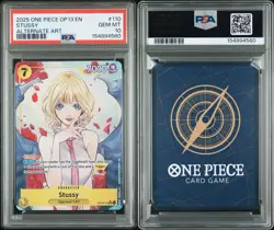 PSA 10 Stussy Alternate Art OP13-110 Carrying On His Will Foil One Piece - Image 3