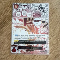 Bandai One Piece Card Game Honesty Impact OP11-018 Foil Trigger Rare EN Event - Image 1
