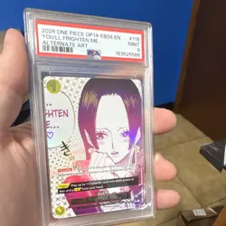 OP14-118 You’ll Frighten Me Alternate Art 🔥 BOA PSA 9 One piece - Image 1