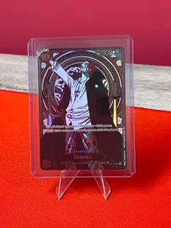 One Piece Shanks OP09-004 SP Silver Carrying On His Will English Trading Cards - Image 3