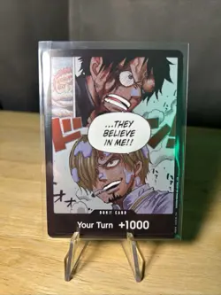 DON!! Card Luffy & Sanji OP-11 A Fist of Divine Speed One Piece English NM - Image 1
