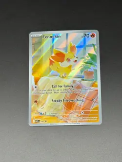 Pokemon Trading Card TCG Fennekin Full Art Holo 080 Promo Nintendo 2026 - Image 1