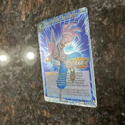 Realm of the Gods Beerus Destroys ZENKAI STAMP Foil Dragon Ball Super Card | NM - Image 2