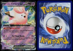 Lillie's Clefairy ex 076/217 Double Rare Ascended Heroes Pokemon Card Holo NM - Image 3