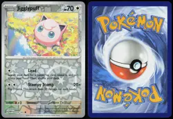 Jigglypuff 039/165 Common 151 Pokemon Card Reverse Holo Near Mint - Image 3