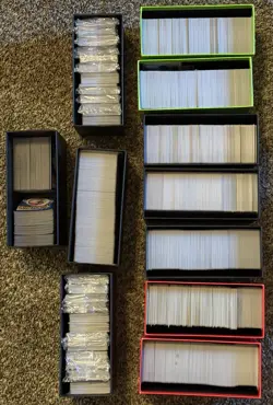 Pokemon Card Lot w/ Binder & Storage Boxes, 1,000 + holo / reverse holo 10,000+ - Image 2