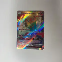 Dawn Wings Necrozma Gx Rainbow Rare Ultra Prism Pokemon Card - Image 1