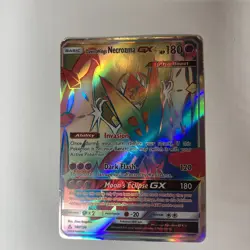 Dawn Wings Necrozma Gx Rainbow Rare Ultra Prism Pokemon Card - Image 3