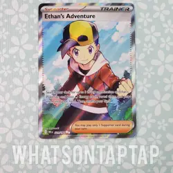Pokemon Card Ethans Adventure 221/182 Scarlet Violet Destined Rivals Singles LP - Image 1