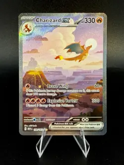 Pokemon 151 Charizard EX 199/165 SIR Special Illustration Rare NM Alt Art Card - Image 1