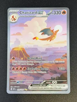 Pokemon 151 Charizard EX 199/165 SIR Special Illustration Rare NM Alt Art Card - Image 3