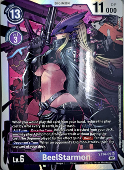 Digimon BeelStarmon ST14-09 Card Game TCG CCG - Image 1