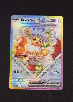 Eevee Ex 174 Sv: Pokemon Scarlet & Violet Promo Card - Holo - Well Kept! - Image 1