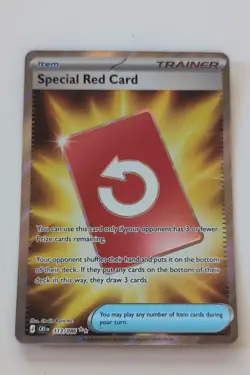 Special Red Card 113/086 Me04: Chaos Rising Holo - Image 1