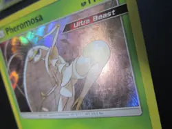 PHEROMOSA HOLO POKEMON CARD 11/131 FORBIDDEN LIGHT VERY PLAYED EX+ NM- - Image 2
