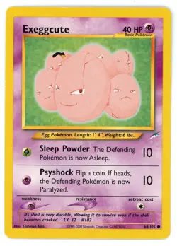 Exeggcute 64/105 Neo Destiny Pokemon Card - Image 1
