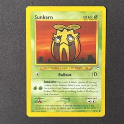 Sunkern 83/105 Neo Destiny Pokemon Card - Image 2