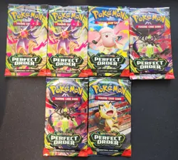 Pokemon Cards - Mega Evolution Perfect Order - BOOSTER PACKS SEALED - Image 1
