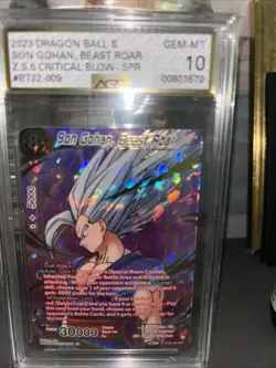Son Gohan, Beast Roar (SPR) Dragon Ball Super Card Game Critical Blow #BT22-009 - Image 1
