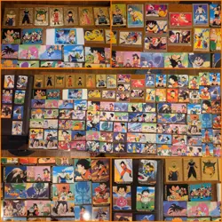 Vintage Dragon Ball Z Card Lot 107ct JPP Amada Artbox Gold Prisms Original Owner - Image 1