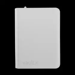 Vault X White Edition 9 Pocket Exo-Tec Zip Binder 360 Card Album New Free Ship - Image 1