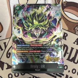 Broly: BR FS10-14 SR Dragon Ball Legends Card - Image 1