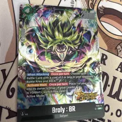 Broly: BR FS10-14 SR Dragon Ball Legends Card - Image 2