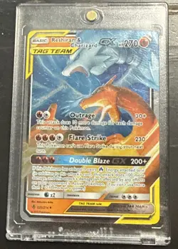Pokemon TCG Reshiram & Charizard GX 20/214 Near Mint Condition - Image 1