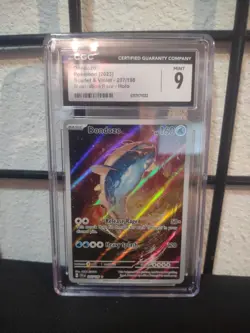 Pokemon TCG Scarlet & Violet Dondozo 207/198 Holo Illustration Rare CGC 9 Mint - Image 1