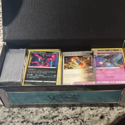 500+ 2014-2026 Pokemon TCG Card Lot Trainer’s Toolkit Storage Box & Energy Brick - Image 1