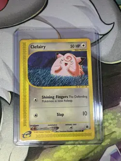 Pokemon Clefairy Expedition Base Set 101/165 Regular Card, LP Condition - Image 1