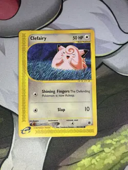 Pokemon Clefairy Expedition Base Set 101/165 Regular Card, LP Condition - Image 2