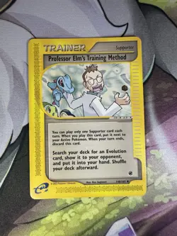 Pokemon Expedition 148/165 Professor Elm's Trainer Method Card - Image 2