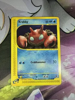 Krabby 115/165 - Regular Common Pokemon Card - Expedition Base Set - (210) - Image 2