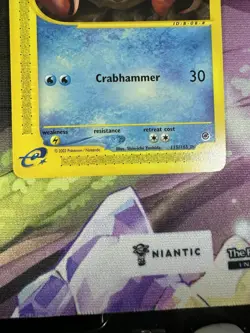 Krabby 115/165 - Regular Common Pokemon Card - Expedition Base Set - (210) - Image 4