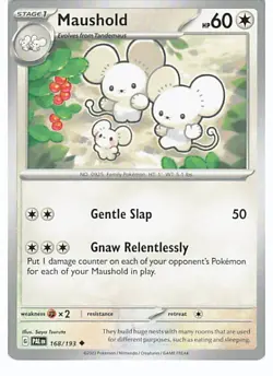 CUTE Pokemon Tandemaus & Maushold Lot 6x Cards Feat. Illus. Shibuzoh & USGMEN - Image 4