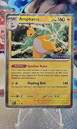 Chaos Rising Build & Battle Deck Pokemon Ampharos MEP 075 SEALED - Image 1