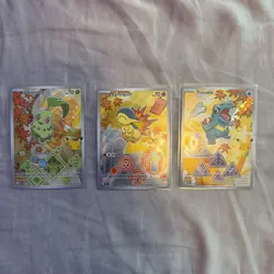 Pokemon First Partner Illustration Collection Series 2 Set Gen 2 (Johto) NM/M - Image 1